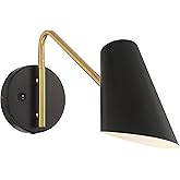 Access Lighting - HI Eames - 7W 1 LED Reading Light in Contemporary Style-7 Inches Tall and 4.75 Inches Wide-Black/Antique Br