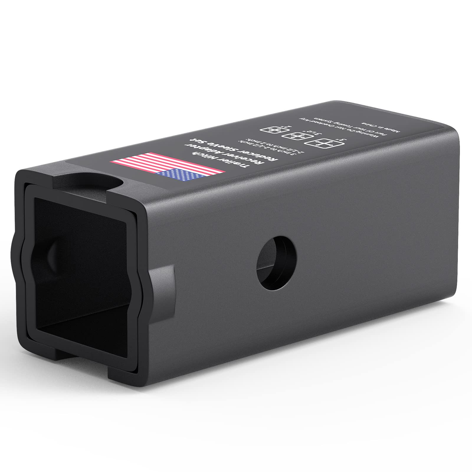 Photo 1 of TangMiGe Trailer Hitch Receiver Extender Adapter Reducer Sleeve Set, 3 to 2-1/2 or 2 Inch, 2-1/2 to 2 Inch, 3" 2.5" 2" Receiver Hitches Towing Accessories