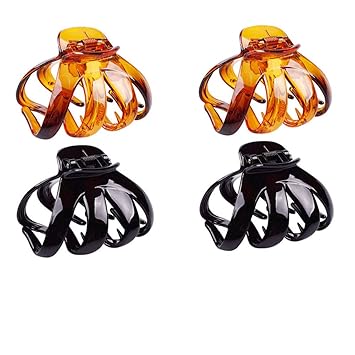 Conofa 4 Pieces Classic Large Styling Octopus Hair Claw Clip