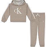 Calvin Klein girls 2px Fleece Pant Set
