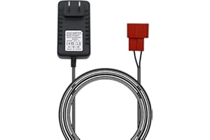 PDEEY 12V Battery Charger for Ride On Toys, fit for Mercedes Benz, Truck Car, Best Choice ATV Power Adapter, Red Square Plug