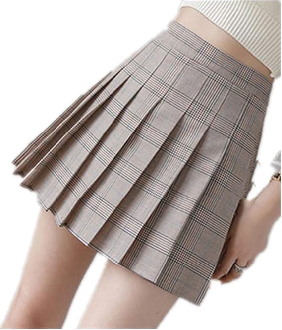 Karorock Mit Falten - A-Linie Minirock Mit Hoher Taille 2025