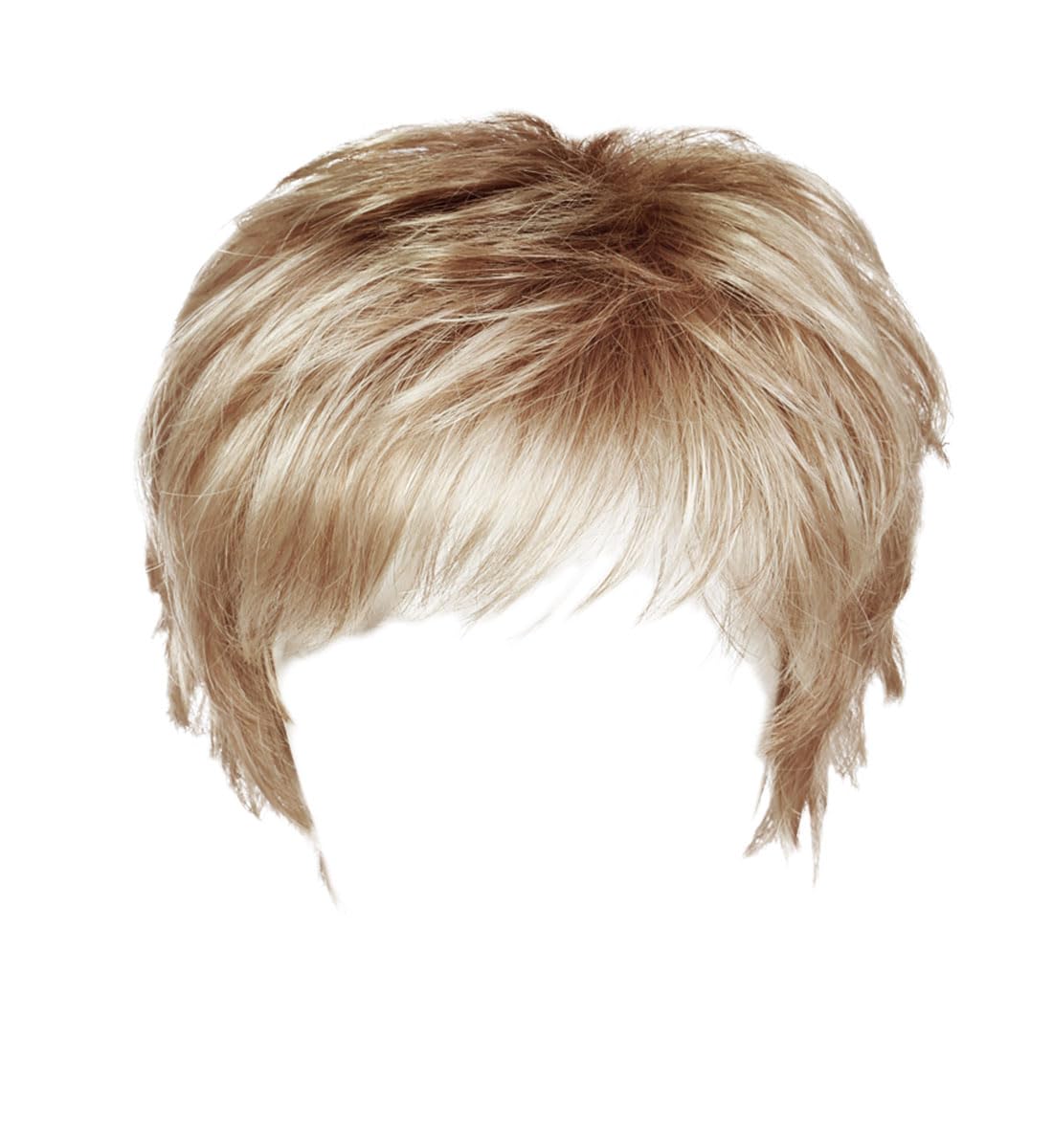 Photo 1 of Raquel Welch Sparkle Natural Looking Short Face Framing Wig By Hairuwear, Average Cap, SS17/23 Shaded Iced Latte Macchiato