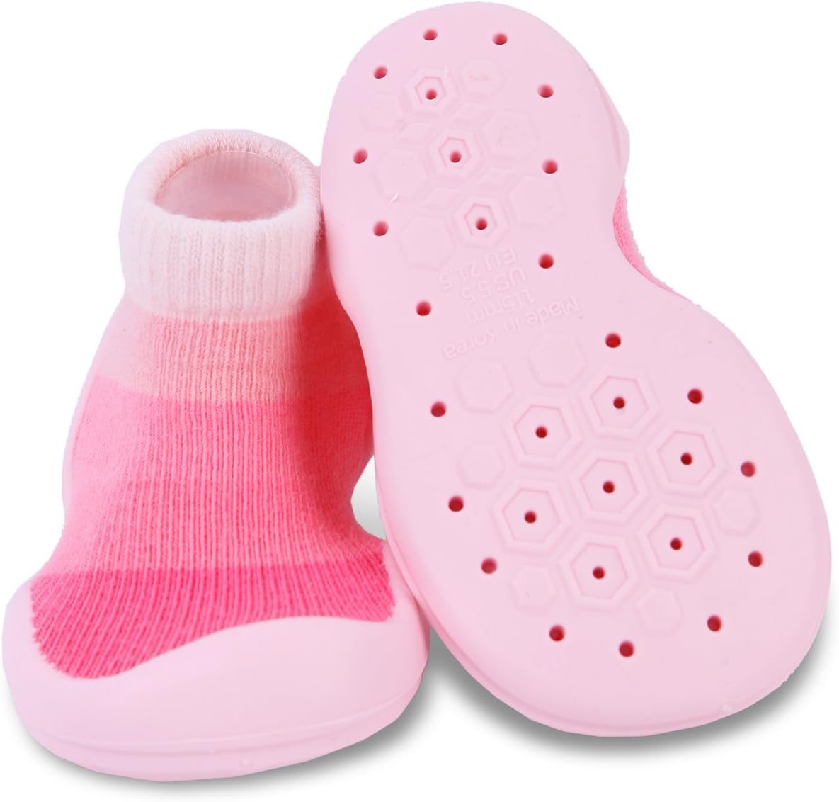 GGOMOOSIN Non-Skid Rubber Sole Slipper Socks-Love Ring US 4/Asia 115 (KGSHSN08)