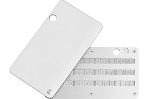 TANGXIA Crypto Steel Seed Storage, Bitcoin Wallet Cryptocurrency Seed Backup, Cold Hardware Wallet Seed Phrase,Compatible with KeepKey,Ledger,Trezor,Coldcard,Supports up to 24 words