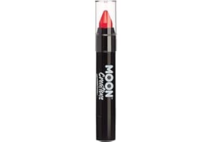 Face Paint Stick / Body Crayon makeup for the Face & Body by Moon Creations - 0.12oz - Red