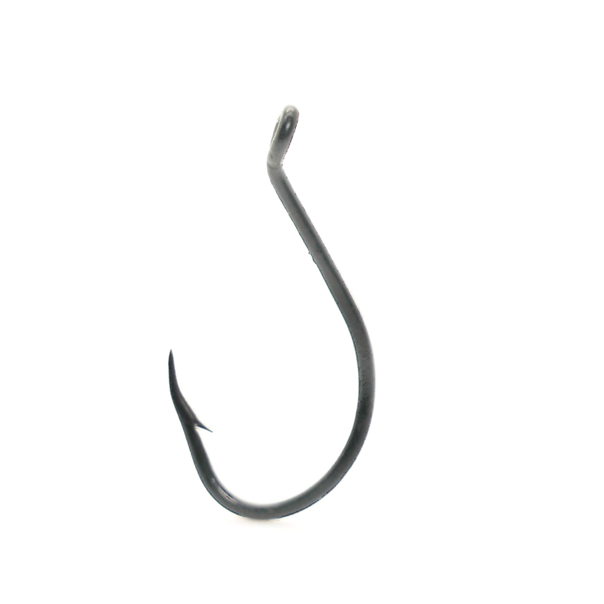 Mustad 92553 Beak/Octopus Fishing Hook - 1X Strong, Forged, Reversed Up Eye, Size 1 - View #7