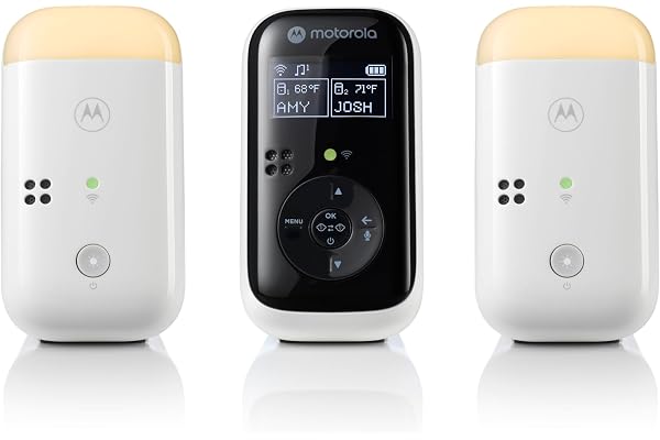 Motorola Nursery PIP15 Audio Baby Monitor, Dual Room HD Infant Monitor with Nightlight, 1500 Ft. Range, Two-Way Talk, Include