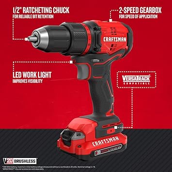 Craftsman CMCD710C2 Power Drills product image 2
