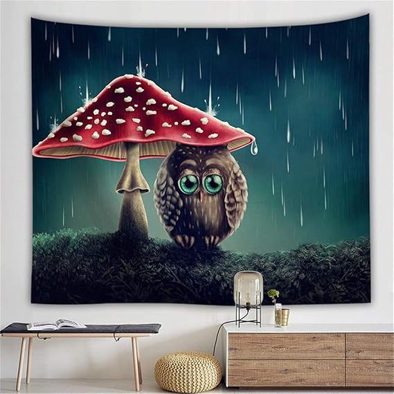 Null Hippie Boho Arte gráfico decoración Tapiz Familia Pared Colgante