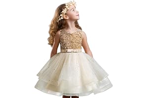 Nileafes Flower Girl Princess Dresses Birthday Party Ball Gown