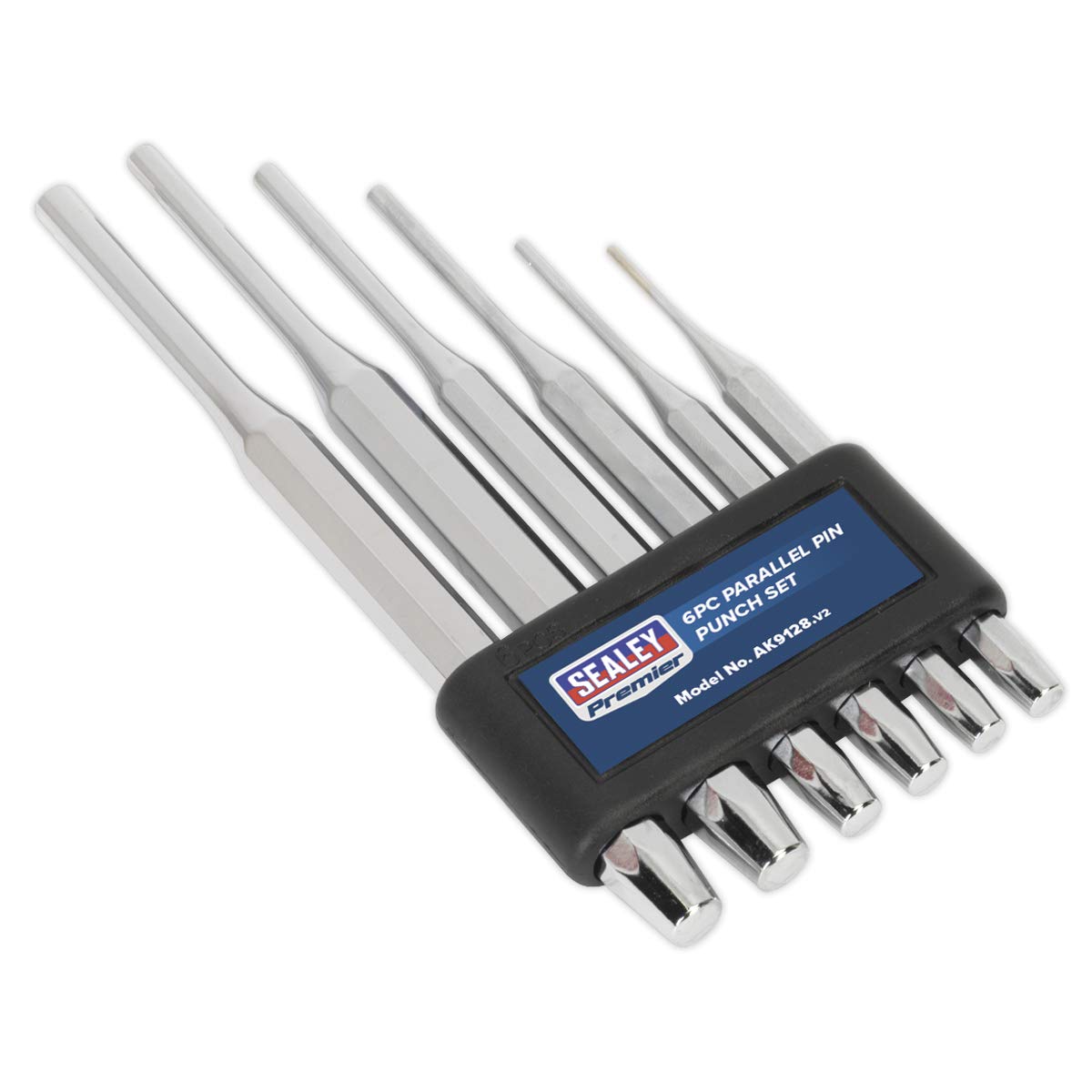 Sealey Ak9128 Parallel Pin Punch Set 6Pc