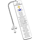 Baptism Gifts for Girl Boy Women Men Christian Bookmark Cross Gift Catholic Keepsake for Adult Teen Baptism First Communion Confirmation Gifts for Girls Boys Christmas Christian Milestones Gifts
