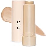 PÜR MINERALS Silky Tint Creamy Multitasking Makeup Stick with Peptides - Lip and Cheek Stick with Natural, Healthy-Looking Glow & Ultra-Creamy Finish