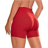 SURF CUZ Workout Shorts for Women 5" Seamless Gym Biker High Waist Running Spandex Yoga Tummy Control Leggings