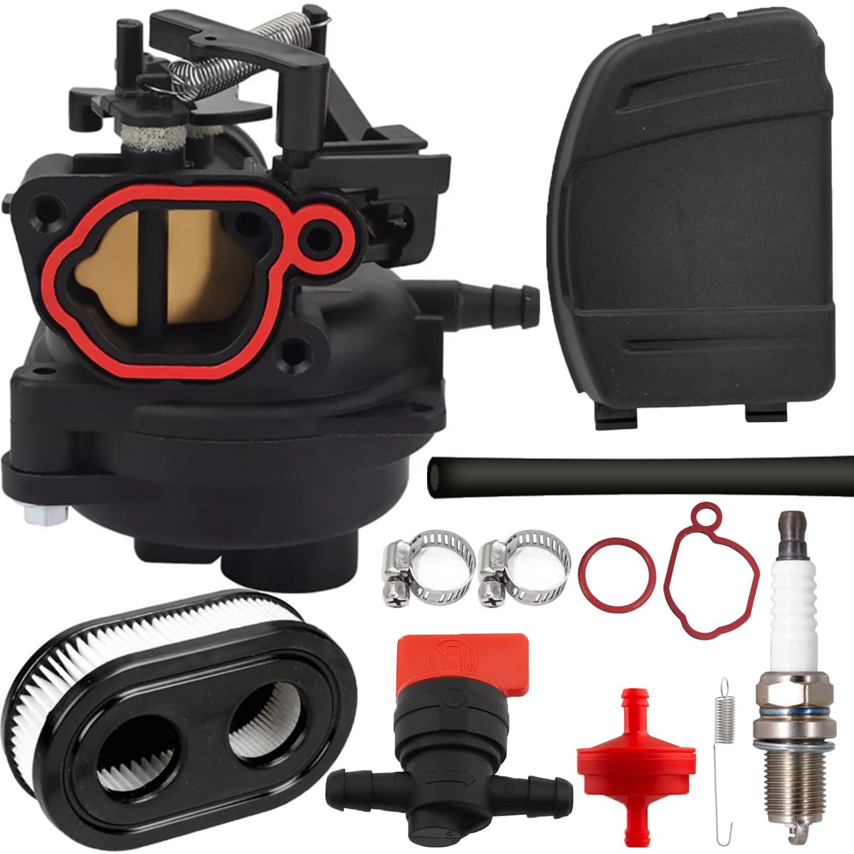 ZAMDOE 799584 594057 Carburetor for B&S 594058 592361 594529 09P702 9P702 550EX 625EX 675EX 725EXI for Troy Bilt TB110 TB200 103M02 lc121p 163cc 140cc Lawn Mower Vertical Engine Carb