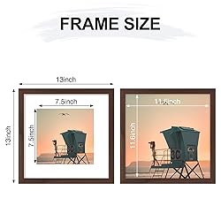 Vittanly 12x12 Picture Frame, Display Pictures 8x8