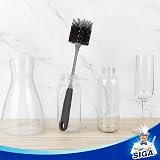 MR.SIGA Long Handle Bottle Brush 2 Pack - 12.8 Inch Reach Non-Scratch Nylon view 3