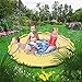 Splash Play Mat, 68in-Diameter Perfect Inflatable Outdoor Sprinkler Pad Summer Fun Backyard Play for Infants Toddlers And Kids