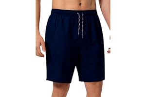 BARRACUDA BAY Mens Swim Trunks 8 inch Inseam Mesh Liner Quick-Dry Lightweight 4-Way Stretch Bathing Suit Swimming Trunks for Men UPF 50+