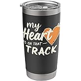 Track And Field Mom Athlete Runner Mothers Day Stainless Steel Insulated Tumbler