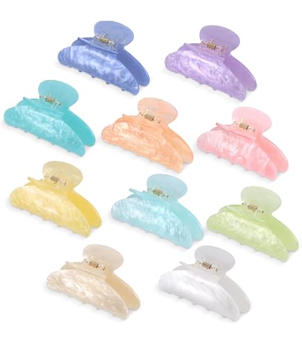 Amazon.com : Yuxung 8 Pcs Large Acrylic Hair Claw Clips for  display picture 1