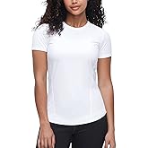 Zengjo Short Sleeve Workout Tops for Women Slim Fitted Athletic T-Shirts Quick Dry Moisture Wicking Gym Yoga Running