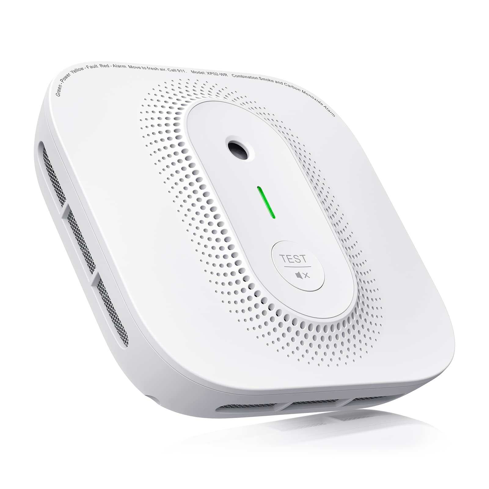 X-Sense Combination Battery Powered Smoke and Carbon Monoxide Detector with Voice Location, Wireless Interconnected Smoke Detector Carbon Monoxide Detector Combo, Model XP02-WR, 3-Pack