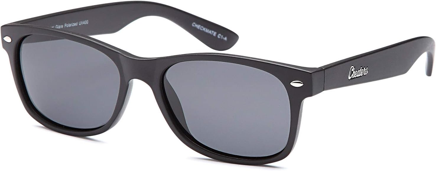 GAMMA RAY CHEATERS Checkmate Polarized UV400 Flat Finish Sunglasses