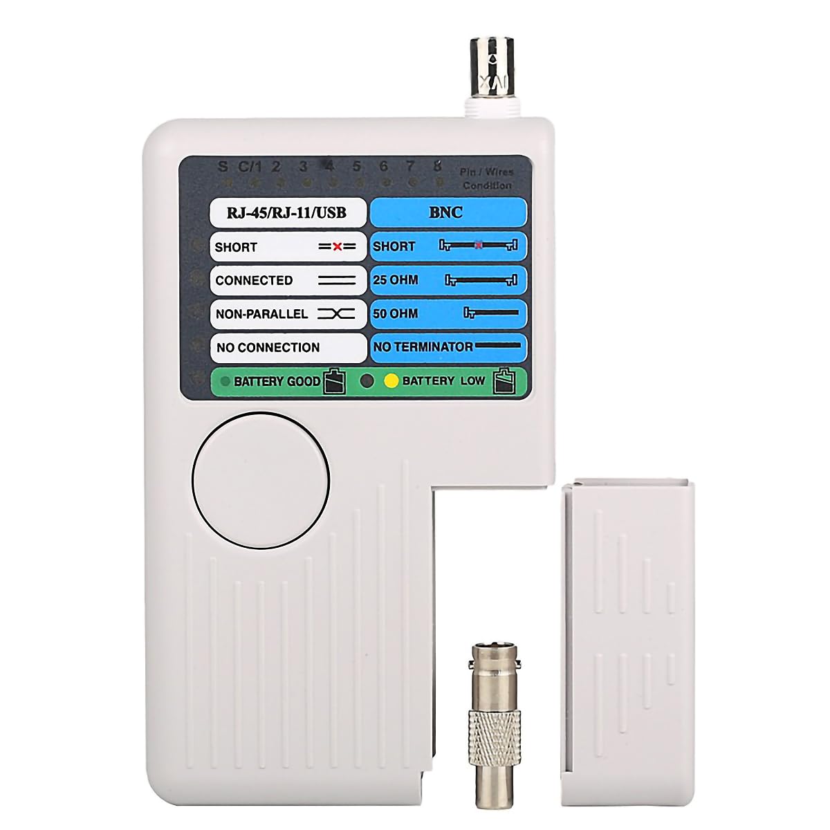 Multifunctional 4 in 1 Network Cable Tester RJ45/RJ11/USB/BNC LAN Cable Cat5 Cat6 Wire Tester