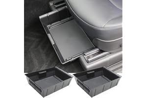 TEMPSNOW 2 Pack Under Seat Storage Box for Tesla Model Y 2024 2023 2022 2021 Under Seat Organizer