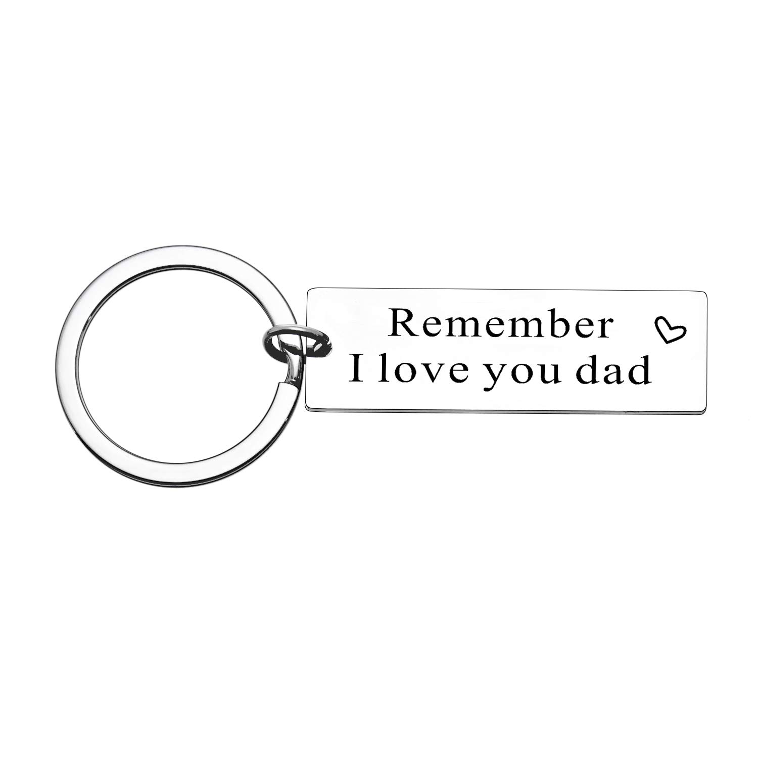 MADHAHEFU Dad Keyring - Father's Day & Birthday Gifts from Daughter & Son