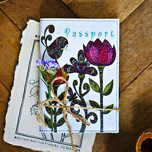 Passport Holder Leather - Leather Passport Case - Cute Passport Holder - Passport Cover Leather - US Passport Cover - Designer Passport Cover - Cute Passport Case for Women - Passport Holder - Flowers