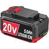 DTK Battery Replacement for Bauer 20V 5.0Ah Capacity Lithium-Ion Replacement Battery for Bauer 20V