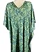 Up2date Fashion's Womens Satin Caftan in Deep Seagrass Print, Style Caf-90C4OneSizeDeepSeagrass