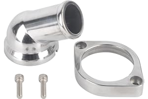 TBAPFS 45° Swivel Water Neck Aluminum Polished Thermostat Housing Compatible with Chevy LS1 LS2 LS3 LS7 LS9 LSA L76 L92 Chevy GM Engines Chevy 4.8 L 5.3 L & 6.0 L Engines