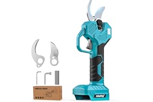 MtiolHig Cordless Electric Pruning Shears Compatible with Makita 18V: 1.5-2 Inch Portable Pruning Shears- Garden Pruners Tool