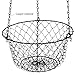 Tai-ying 3 Tier Wire hanging fruit baskets，Vegetable or Fruit hanging basket Kitchen Storage Handmade Basket,Black