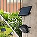 Solar Floodlight 28LED Outdoor Motion Sensor&PIR Security Night Light 4 Modes Waterproof Landscape Spotlights Wall Mount Light for Garden Yard Lawn Pond