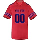 Pullonsy Red Mens Womens Kids Blank Custom Football