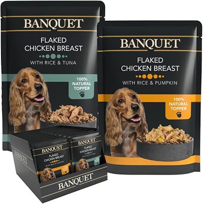 HiLife Banquet Wet Dog Food Chicken Rice Tuna Pumpkin 30 Pouches 100g