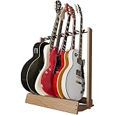 String Swing Guitar Stand for 6 Electric or Bass, or 3 Acoustic Guitars for Home or Studio (CC34)