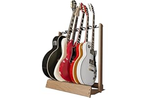 String Swing Guitar Stand for 6 Electric or Bass, or 3 Acoustic Guitars for Home or Studio (CC34)