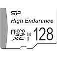 Silicon Power 128GB High Endurance UHS-I microSDXC Memory Card with SD Adapter