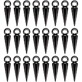 HOBBIESAY Charms Bulk Small Cone Charm Style Spike Bead Pendants Vintage Cones Shape Dangle Charms for DIY Earring Necklace Jewelry Making