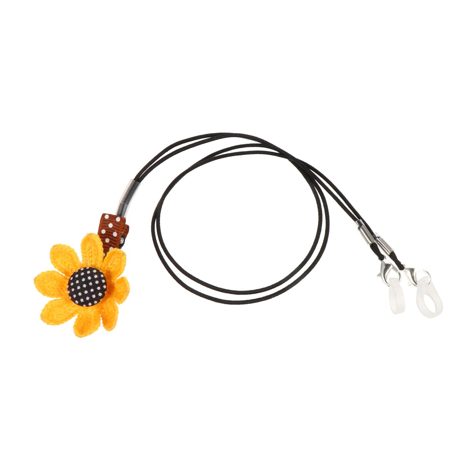 Hearing Aids Clip- BTE Fixation Cord for Kids- with Flower Clips Design, Anti- Lost Lanyard Portable Cord