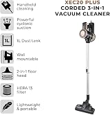 Tower Pro Corded 3-in-1 Vacuum Cyclonic Suction HEPA 13 Detachable Handheld view 2