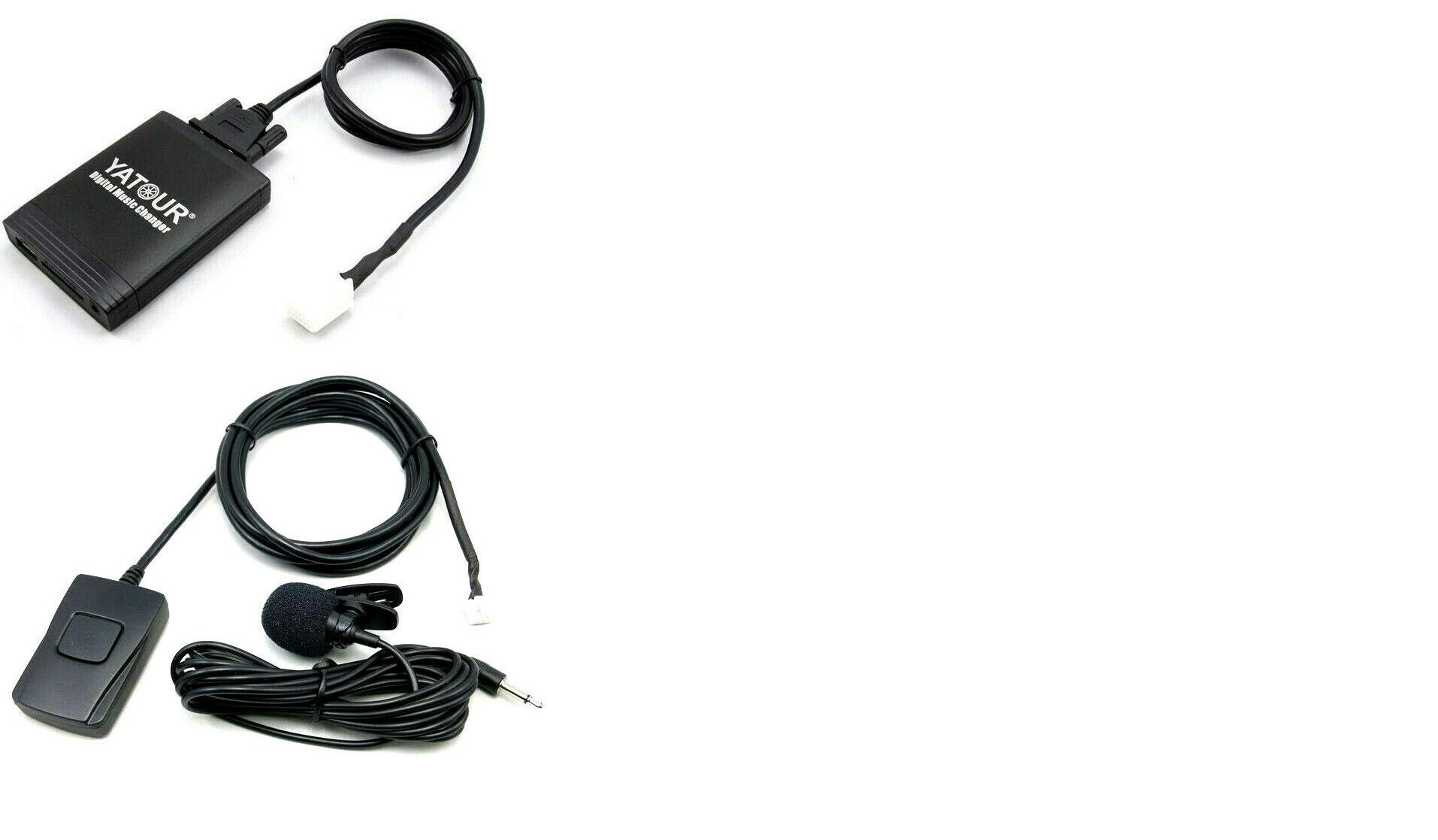 USB SD AUX MP3 Bluetooth handsfree speakerphone carkit Adapter for Toyota
