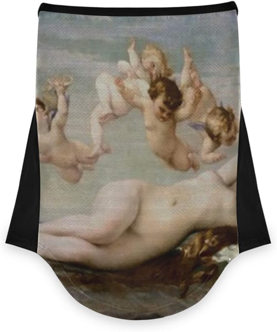 Neck Gaiter Face Mask Birth Venus by Alexandre Cabanel 1875 Headwear