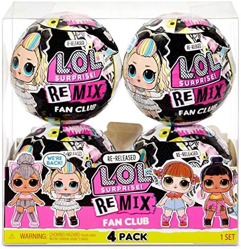 L.O.L. Surprise! Remix Fan Club 4 Pack 